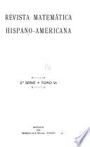 Revista matemática hispano-americana