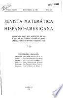 Revista matemática hispano-americana