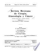 Revista mexicana de cirugía, ginecología y cáncer ...
