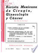 Revista mexicana de cirugía, ginecología y cáncer