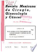 Revista mexicana de cirugia, ginecologia y cancer
