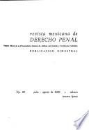 Revista mexicana de derecho penal