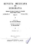 Revista mexicana de geografía