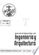 Revista mexicana de ingeniería y arquitectura
