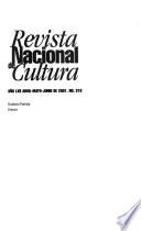 Revista nacional de cultura