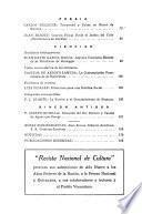 Revista nacional de cultura
