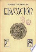 Revista nacional de educación nº 79