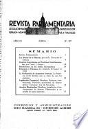 Revista parlamentaría