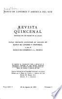 Revista quincenal - Bank of London and South America Limited