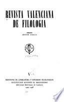 Revista valenciana de filología