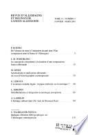 Revue d'Allemagne