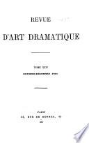 Revue d'art dramatique