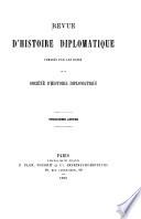 Revue d'histoire diplomatique