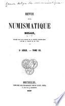Revue de la numismatique belge