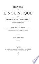 Revue de linguistique et de philologie comparée