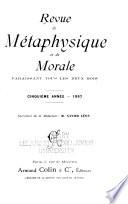 Revue de métaphysique et de morale