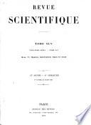 Revue des cours scientifiques de la France et de l'étranger