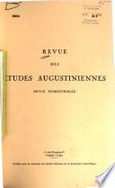 Revue des études augustiniennes