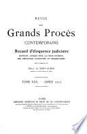 Revue des grands procès contemporains
