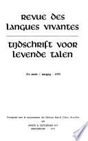 Revue des langues vivantes