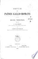 Revue des patois gallo-romans
