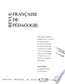 Revue française de pédagogie
