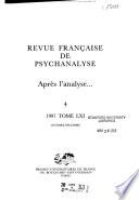 Revue française de psychanalyse