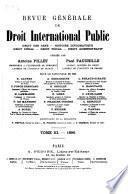 Revue génerale de droit international public