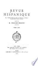 Revue hispanique