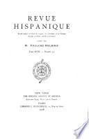 Revue hispanique