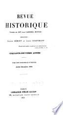 Revue historique