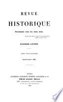 Revue historique