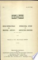 Revue international des industries agricoles