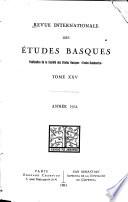 Revue internationale des études basques