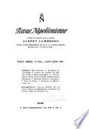Revue Napoléonienne ...