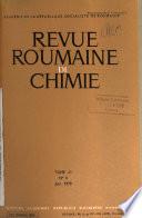 Revue Roumaine de Chimie