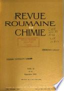 Revue Roumaine de Chimie