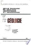 Revue Roumaine de Géologie, Géophysique Et Géographie