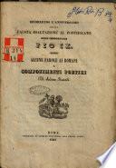 Ricorrendo l'anniversario della fausta esaltazione al pontificato dell'immortale Pio 9. alcune parole ai romani e componimenti poetici