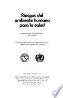 Riesgos del ambiente humano para la salud