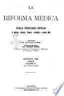 Riforma medica giornale internazionale quotidiano di medicina, chirurgia, farmacia, veterinaria e scienze affini