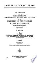 Right of Privacy Act of 1967