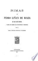 Rimas de Pedro Liñán de Riaza