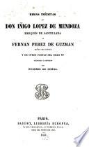 Rimas inéditas de Don Iñigo Lopez de Mendoza, de Fern. Perez de Guzman y de otros poetas del siglo XV recogidas y anotadas por Eug. de Ochoa