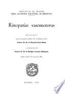 Rinopatías vasomotoras