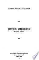 Ritmos interiores, pequeños poemas