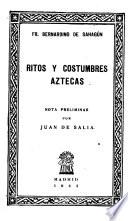 Ritos y costumbres aztecas