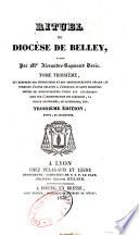 Rituel du Diocèse de Belley