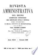 Rivista amministrativa del Regno giornale ufficiale delle amministrazioni centrali, e provinciali, dei comuni e degli istituti di beneficenza