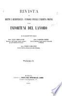 Rivista di diritto e giurisprudenza, patologia speciale e medicina forense sugli infortuni del lavoro